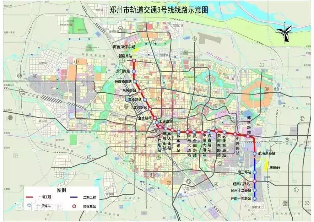 郑州地铁今年将投用这3条线路,看看哪条离你