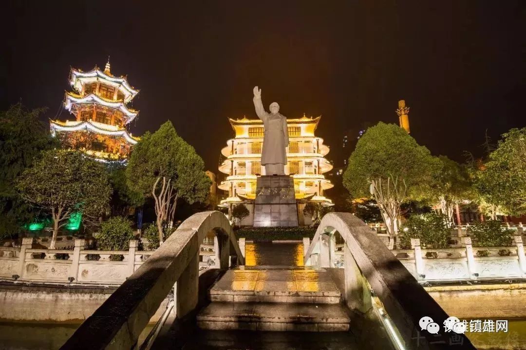 镇雄夜景,美得一发不可收拾!这就是我们的家乡,我骄傲