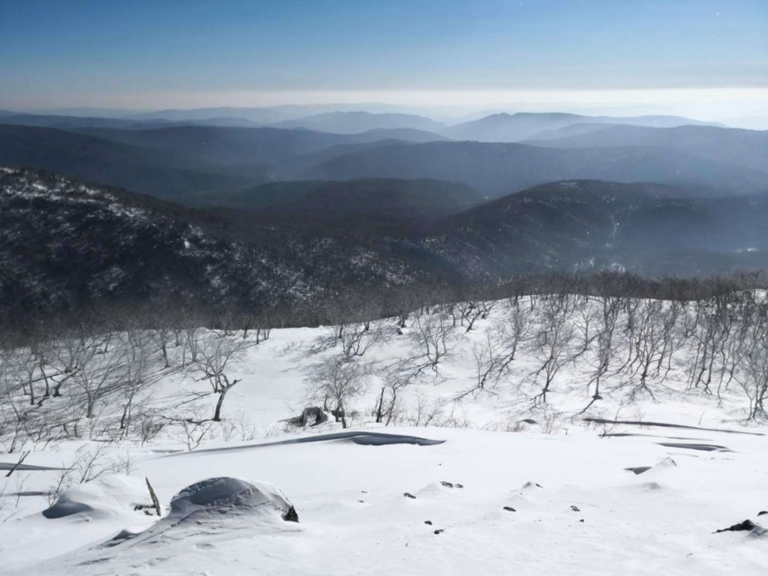 2019年4月2日 老秃顶子山位于黑龙江省牡丹江市海林市,雪龙峰海拔