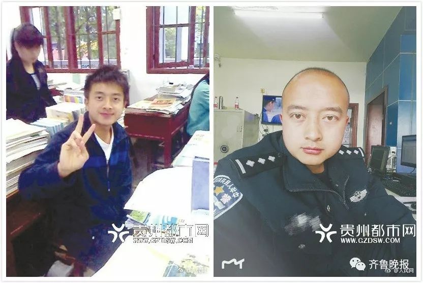 6年前是「林志穎」，6年後成「郭德綱」！民警曬從警前後對比照火了... 娛樂 第1張