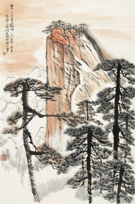 中国当代最著名国画大师,何海霞山水画作品欣赏!