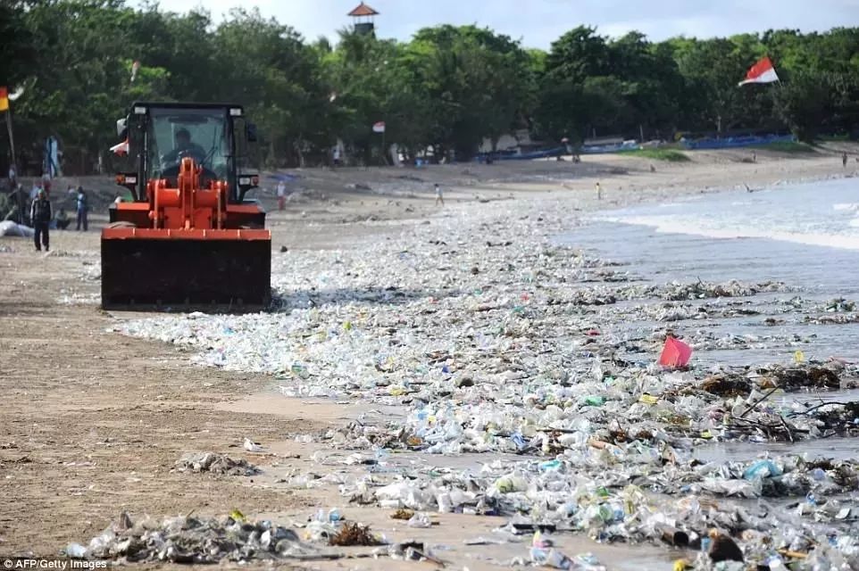 触目惊心!巴厘岛成 垃圾岛 ,最美海岸不复存在