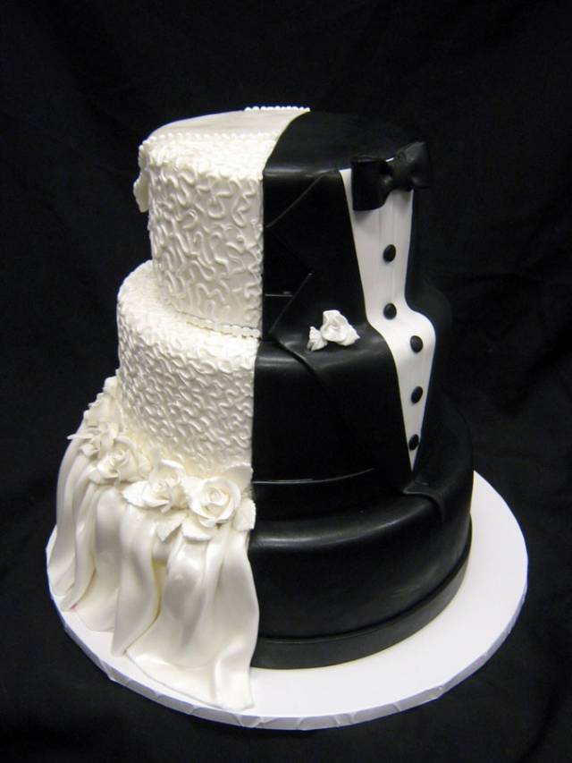 創意、搞笑、絕美的婚禮蛋糕集～～簡直美翻了！ 搞笑 第27張