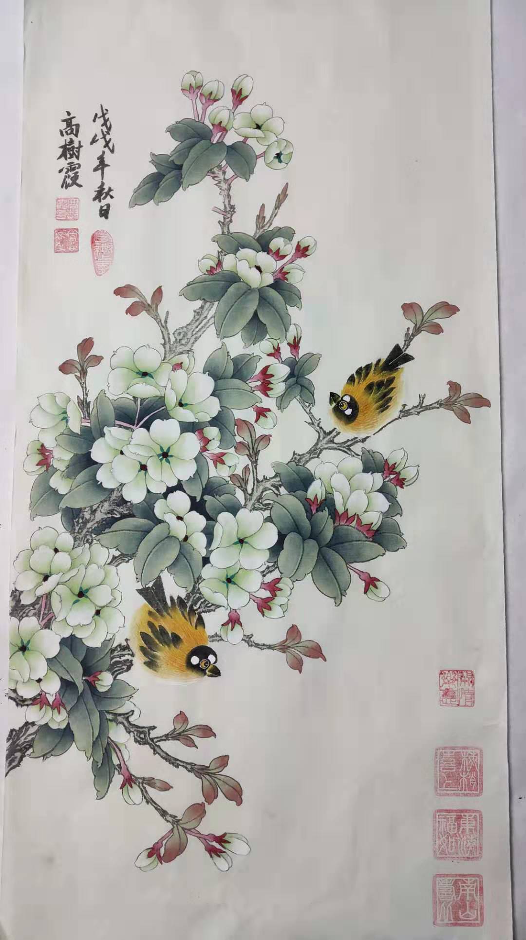 晓月清新逸天香工笔画家高树霞