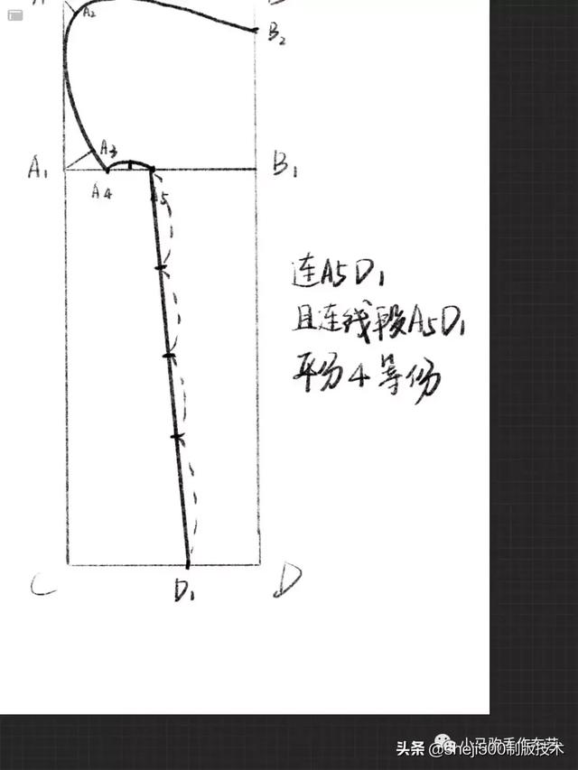 连帽围脖手套的纸样画法,超级简单!