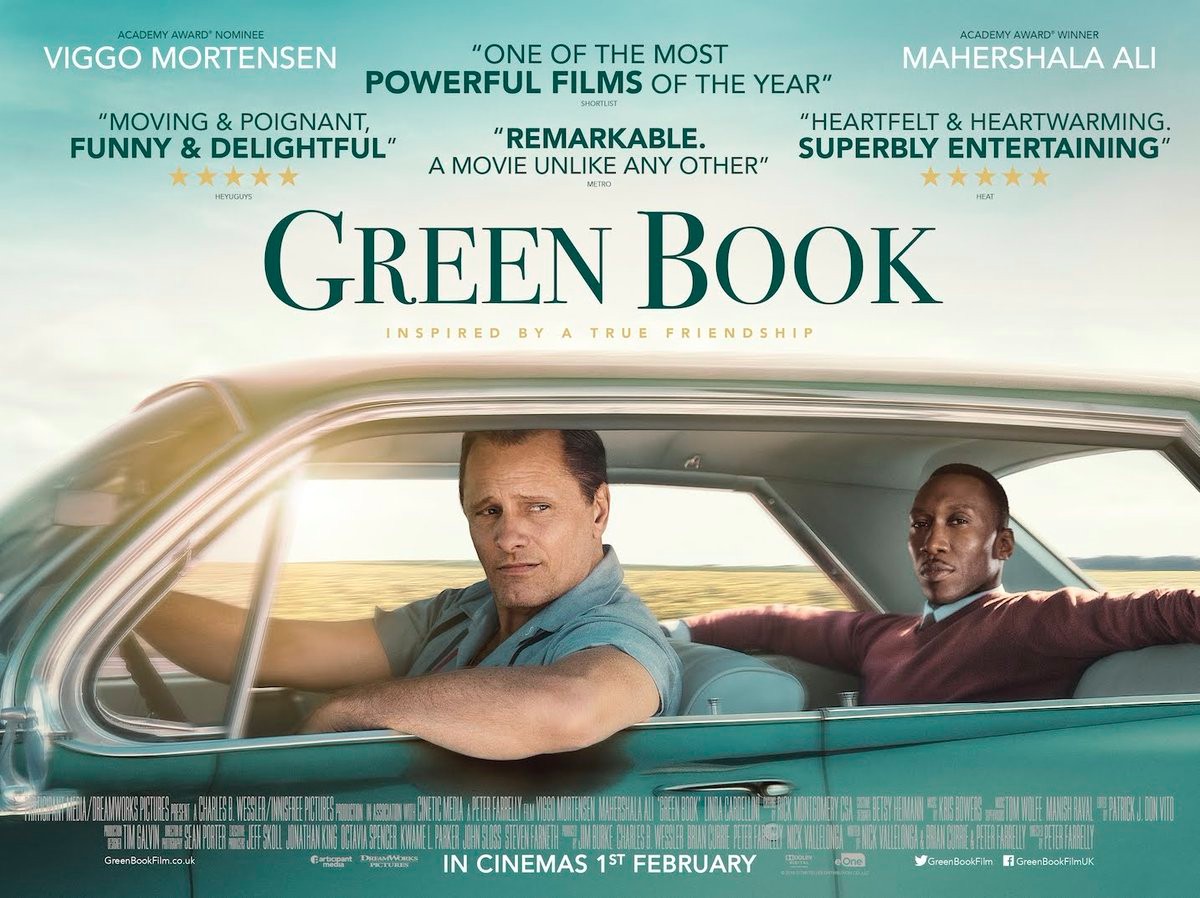 刚刚出炉的奥斯卡最佳影片《绿皮书》,其中一款海报由