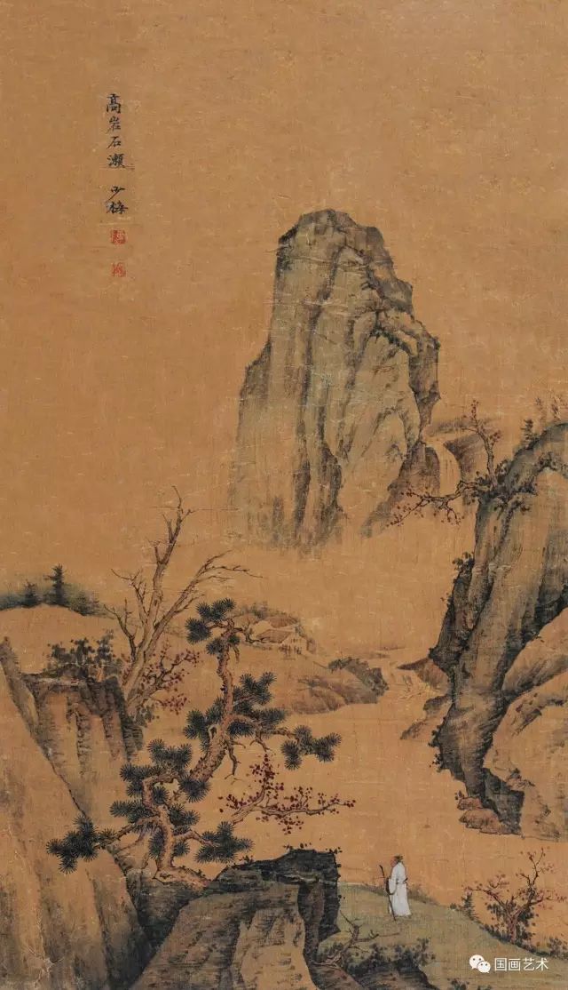 陈少梅山水人物作品欣赏_高士