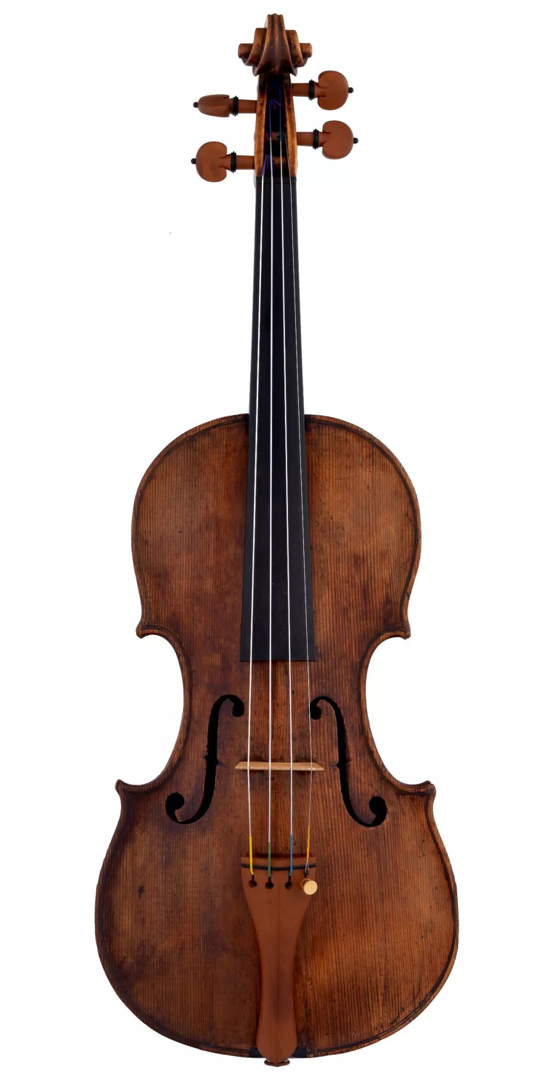 1690 琴头 图为安东尼奥·卡西尼小提琴 约1690年.