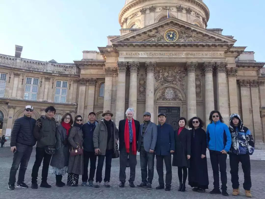 在法国当地时间2月15号的上午,法兰西学院美术院资深院士,欧亚交流