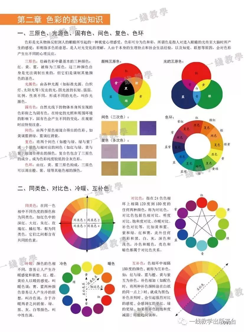 【基础教学 ¤ 历久弥新 丨色彩基础教程一本通】