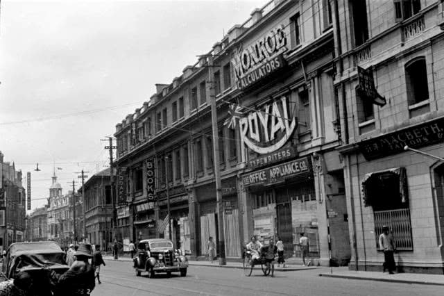 老照片:1938年沦陷后的上海