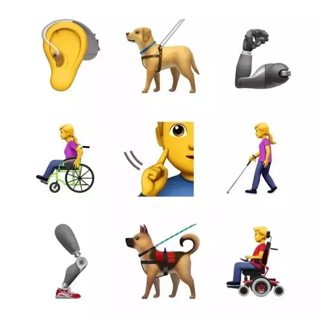 Emoji 表情上新了,除了导盲犬、火烈鸟,还有…