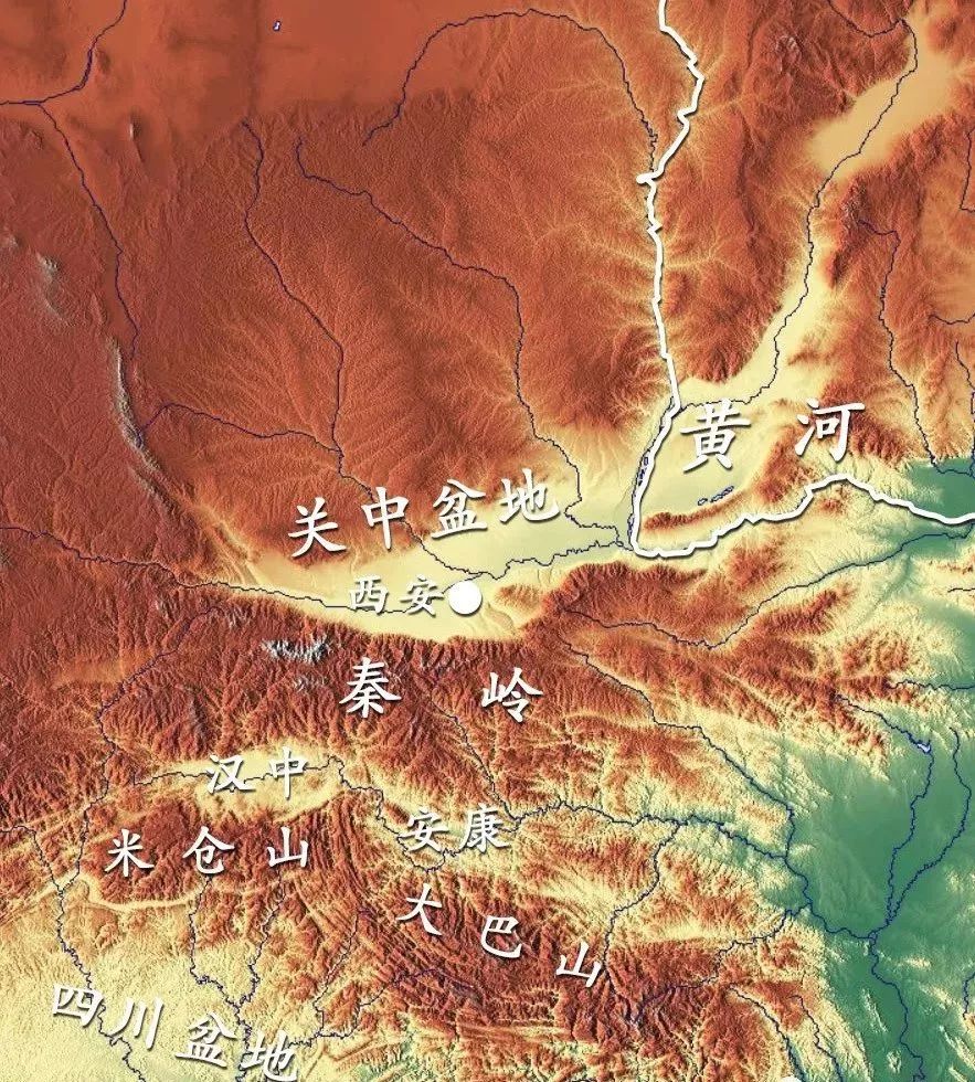 夹两盆地(汉中盆地,安康盆地"的地形造就了这里起伏较和缓的地势特征