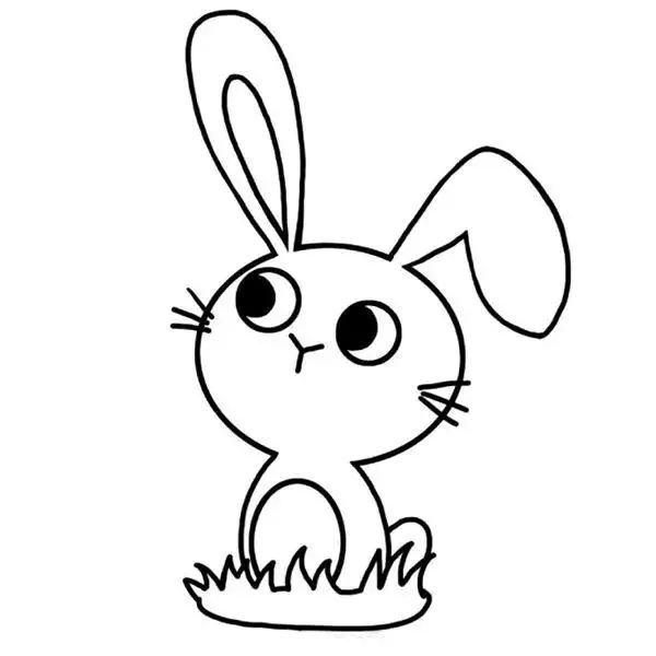简笔画 — 小兔子 简直是萌化了 | 巧手教育