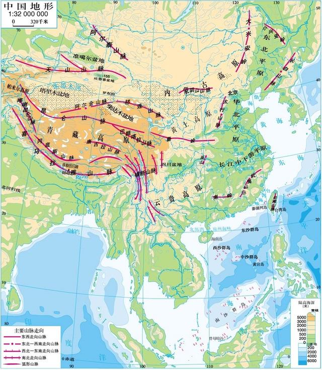 中国拥有960万平方千米广阔领土，该如何准确描述其地形特征?