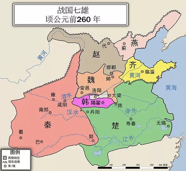 战国各国人口兵力_话说战国时期各国兵力(3)