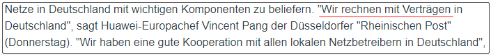 華為西歐總裁：公司預期會獲得德國5G合同 國際 第1張