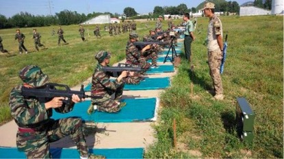 鑫晟恒亿军训研学基地等轻武器模拟射击之便携式起倒靶模拟射击训练