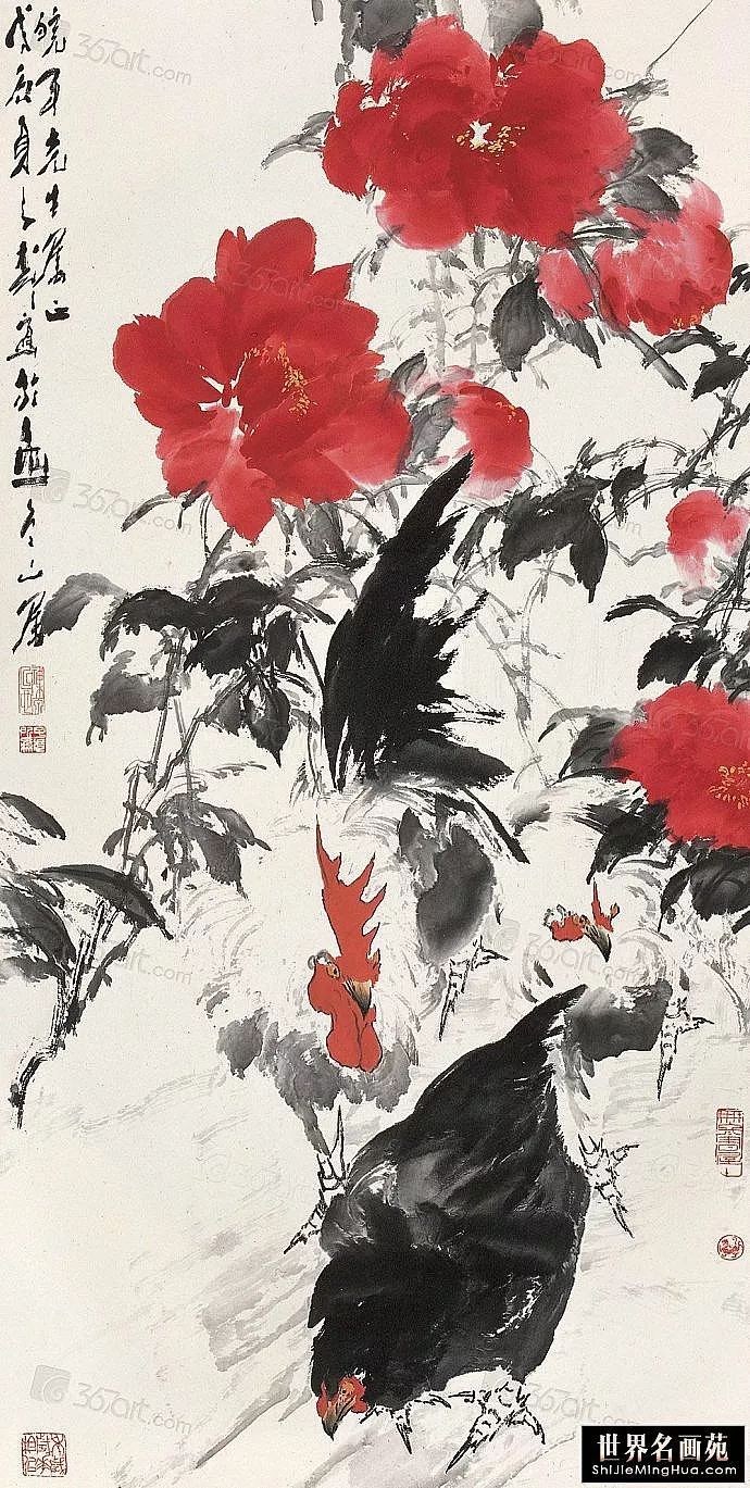 王子武花鸟画欣赏