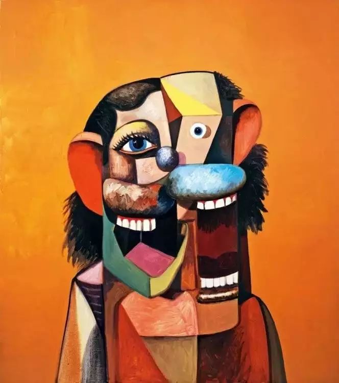 美国当代著名艺术大师乔治·康多george condo_作品