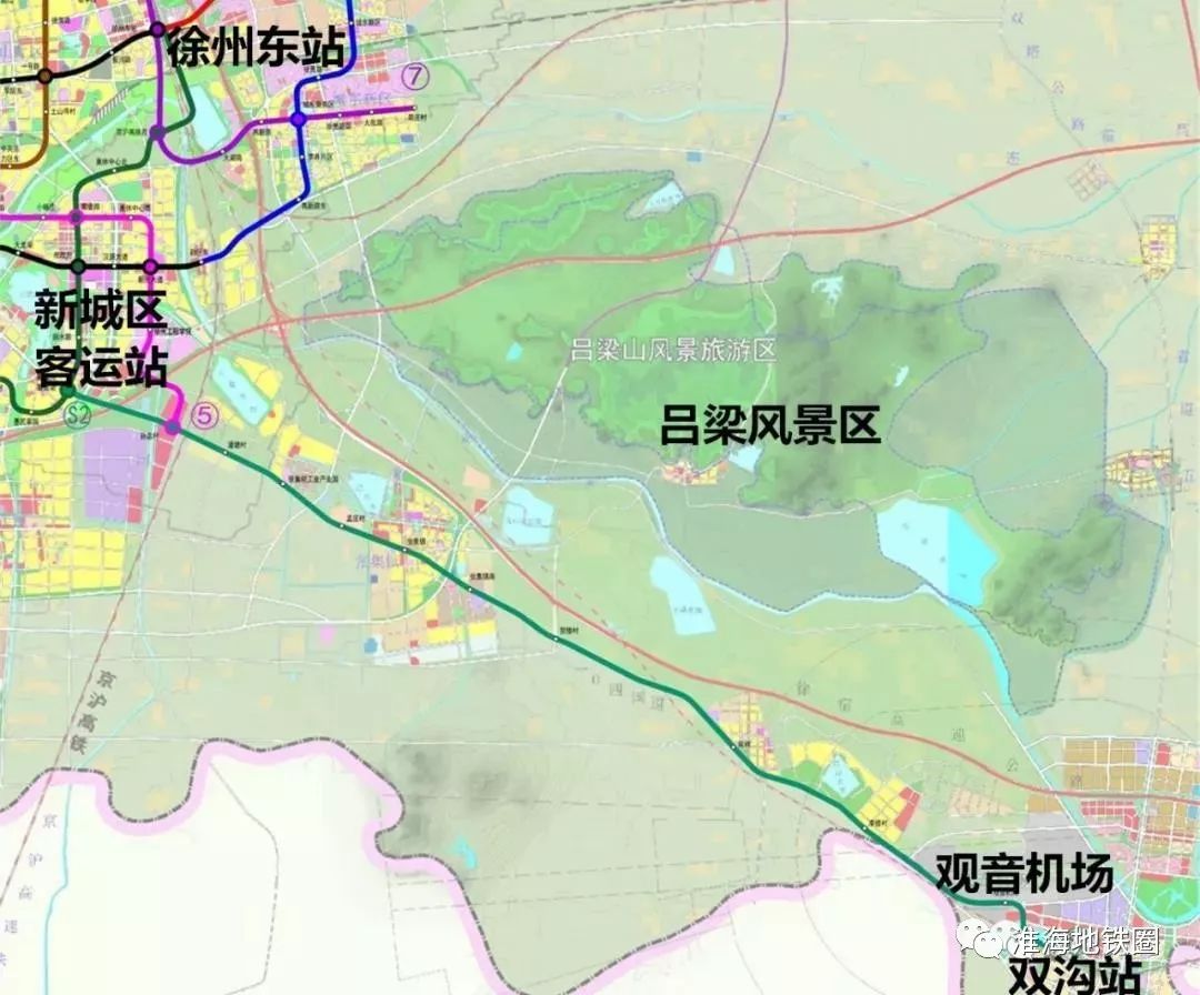 最新徐州轻轨s2线开工通车计划定了今年公布路线站点