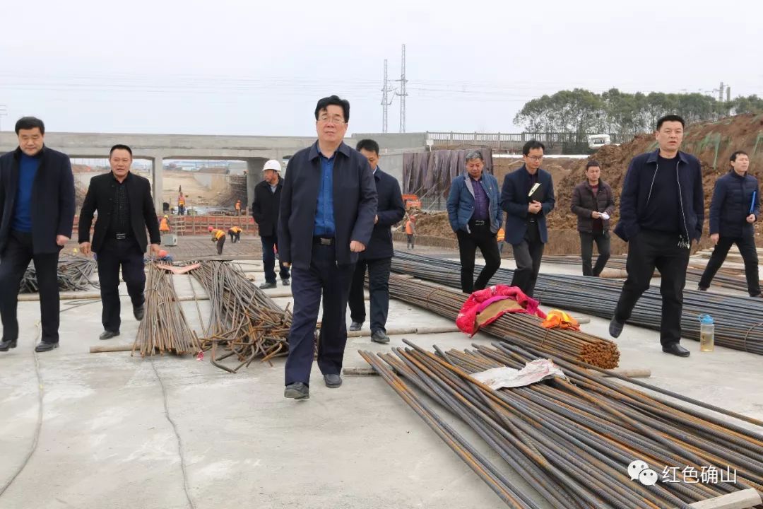 【聚焦】彭广峰对我县部分项目建设进行调研