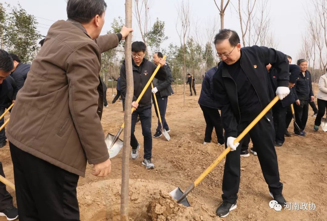 【要闻】省政协干部职工参加义务植树活动,龚立群周春艳谢玉安参加