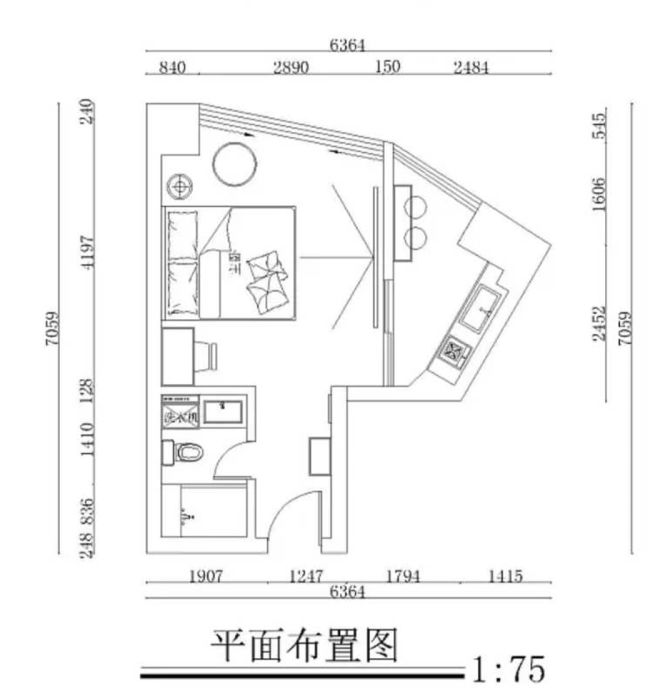 32m小户型改造,北欧撞色单身小公寓!