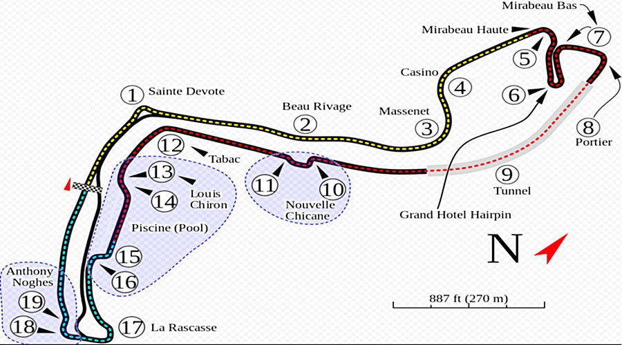 作为f1四大赛道之一的蒙特卡洛赛道他究竟奇特在哪里