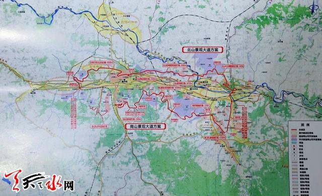 重磅天水又要建一条城市主干道全线114公里规划图详细路线来了