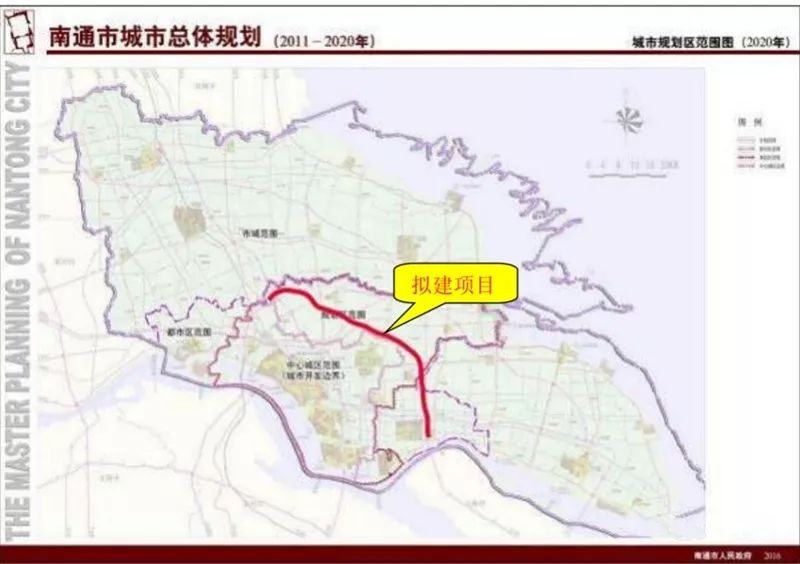 南通绕城高速公路西起于沪通大桥北接线,东接崇海通道,串联通州区