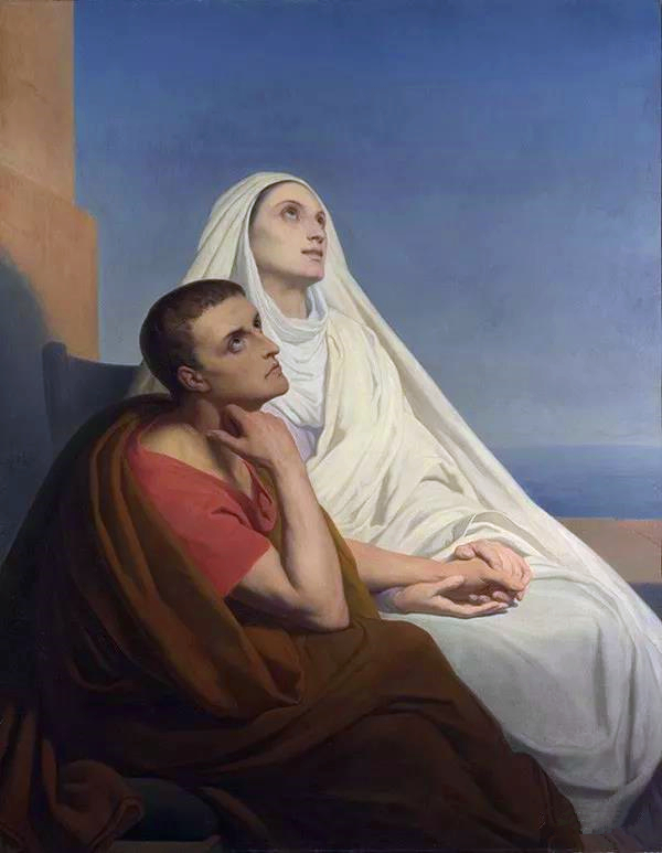 saints augustine and monica圣奥古斯丁与莫妮卡