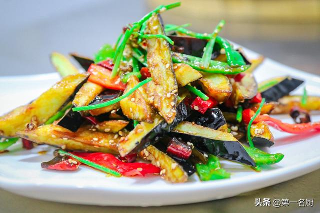 大厨分享超好吃的风味茄子,外酥里嫩,营养美味,做法简单还实惠