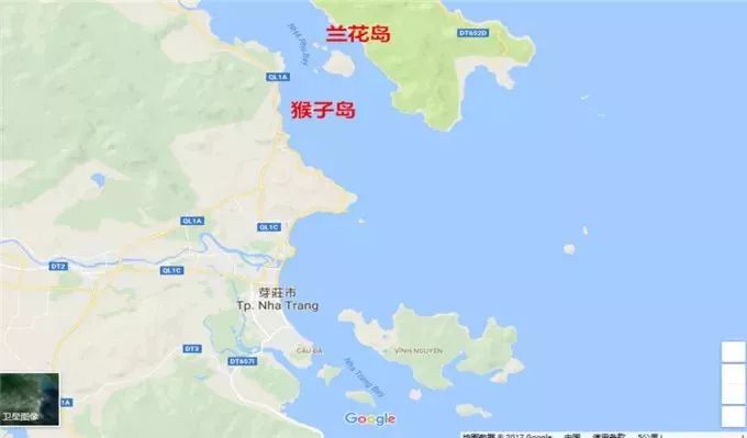 芽庄海岛分布图