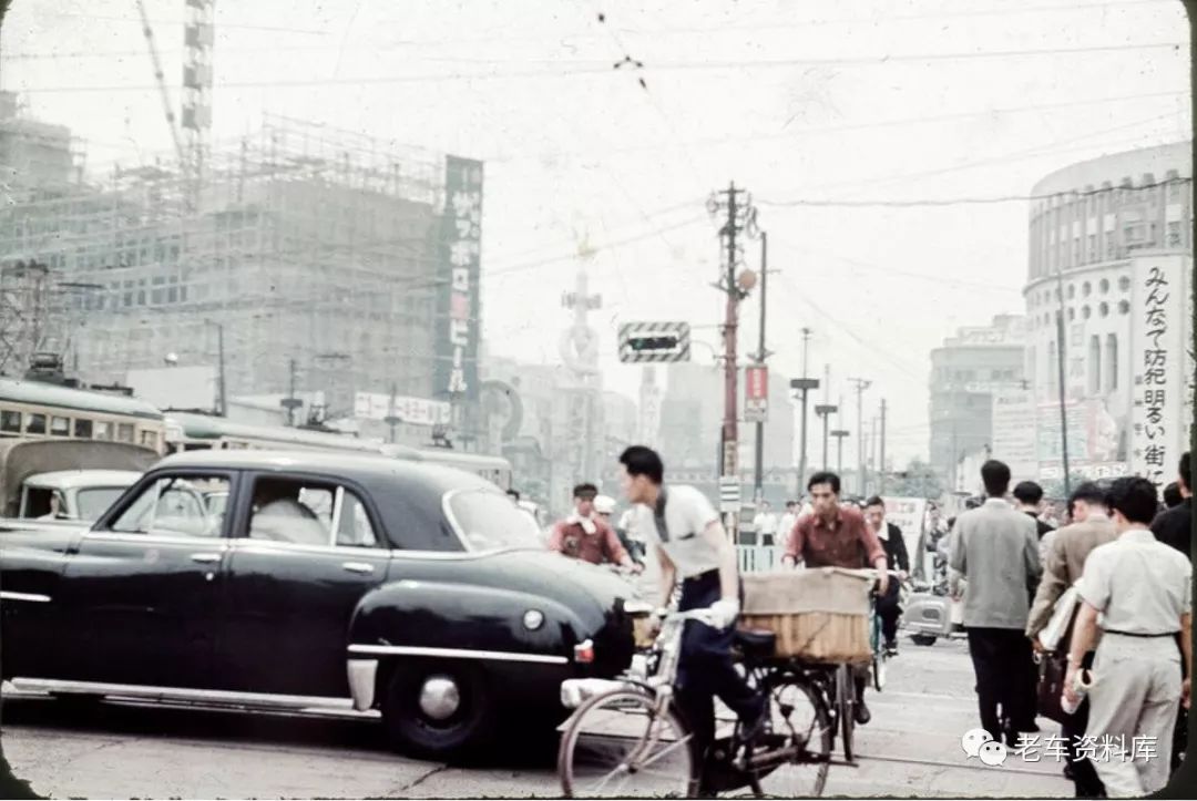 1957年的日本东京街景