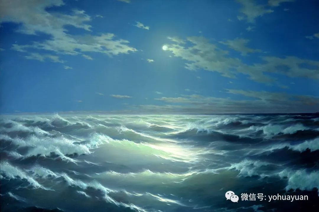 油画如何画大海