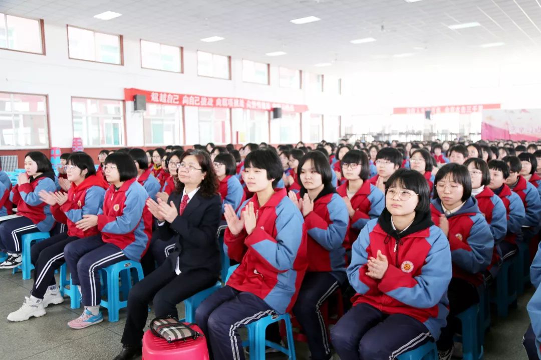 加油清徐中学梗阳中学拍到的一幕