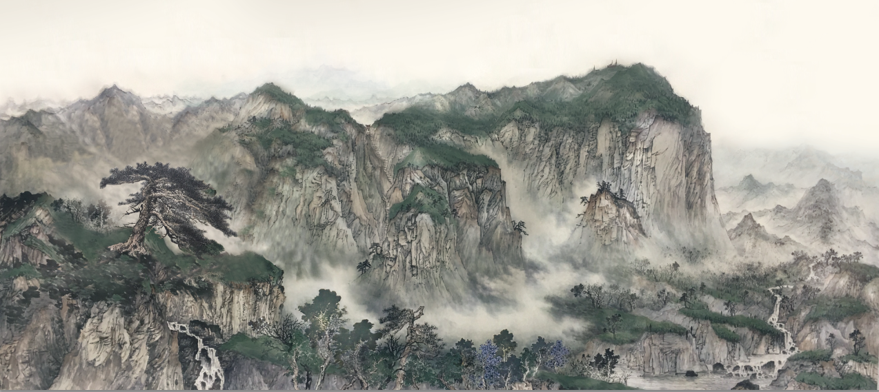 韩书阁——当代最杰出的青年山水画家