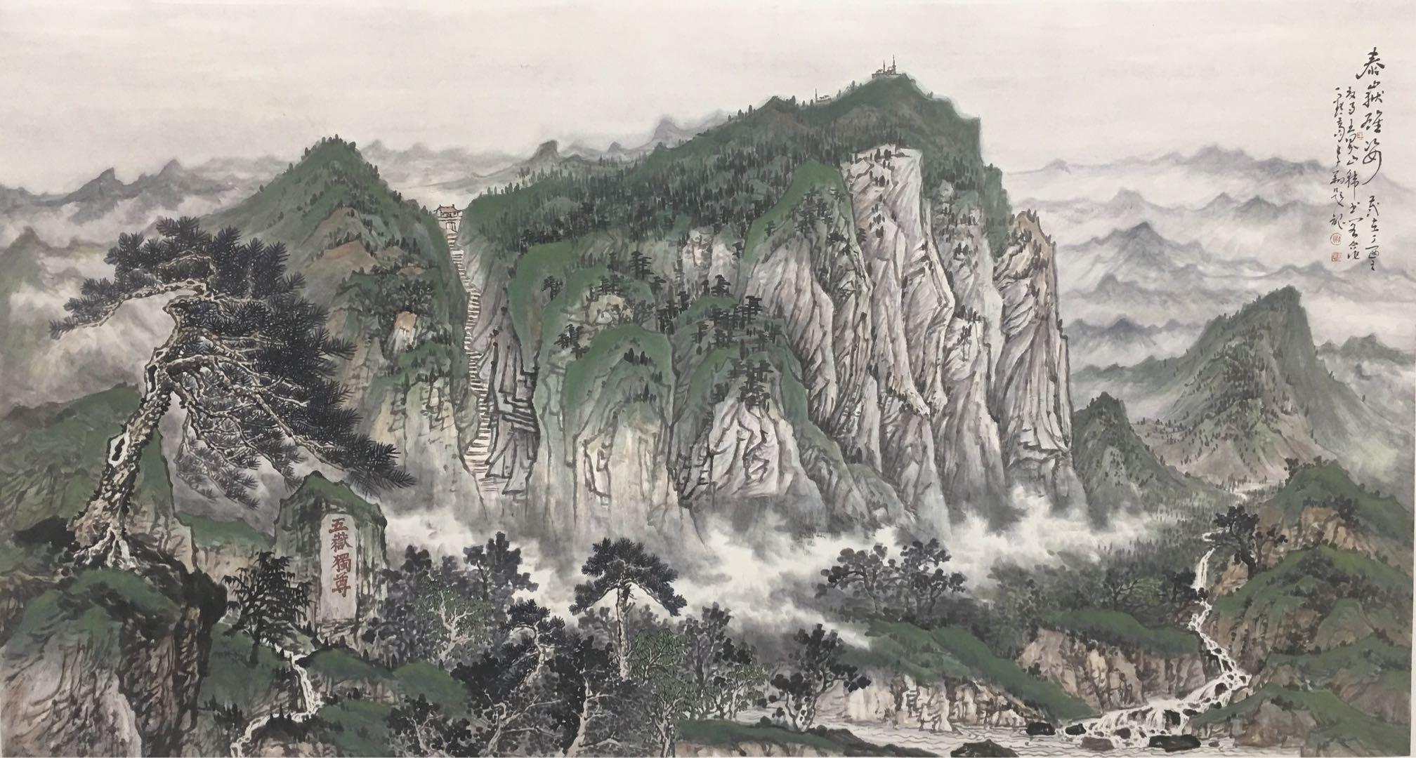 韩书阁——当代最杰出的青年山水画家