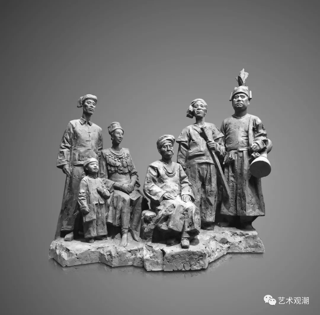 民族大团结全国雕塑艺术作品展开幕