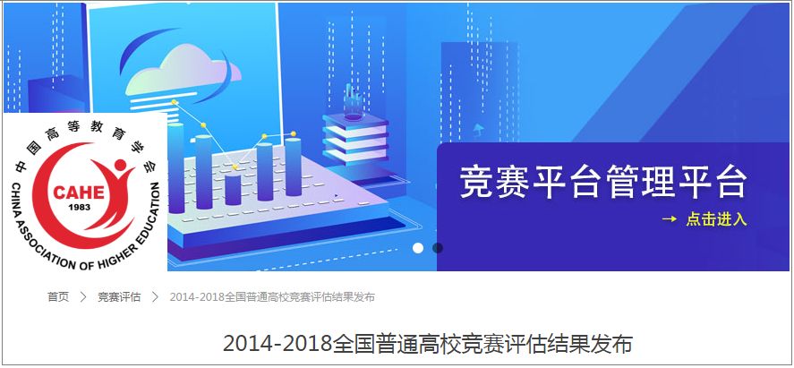 厉害了！中国高教学会发布2018年全国高校竞赛排行榜：天工