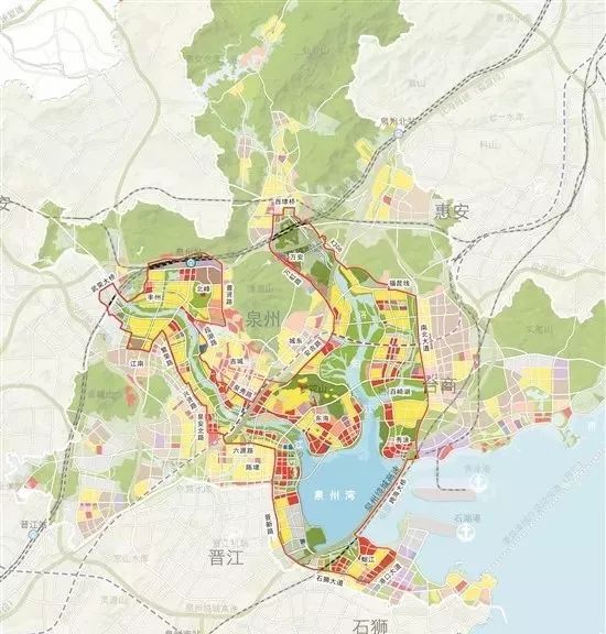 2 环湾城市核心区,与东海并肩 一座城市的规划决定了城市繁华的发展