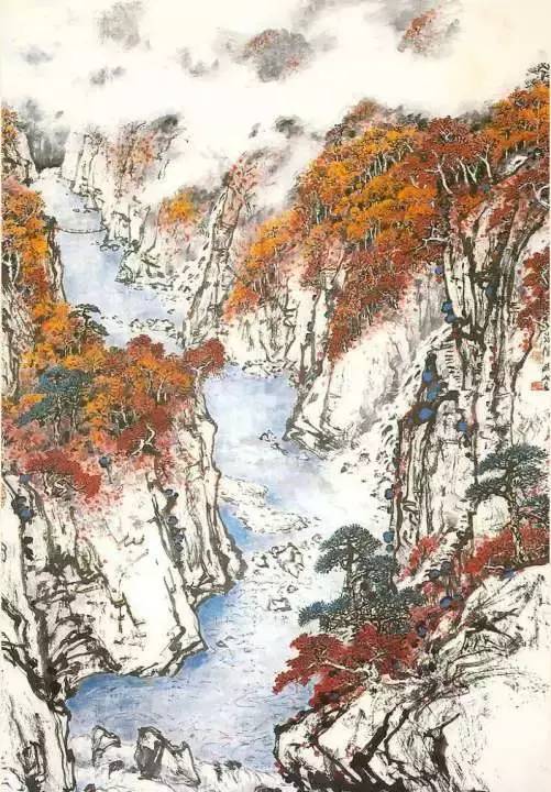 江山如此多娇-岭南画派关山月大师国画欣赏_广东