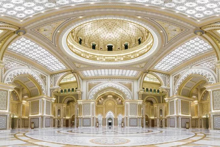 3月11日阿联酋总统府首次对外开放亲眼看看土豪国的总统宫殿有多豪华