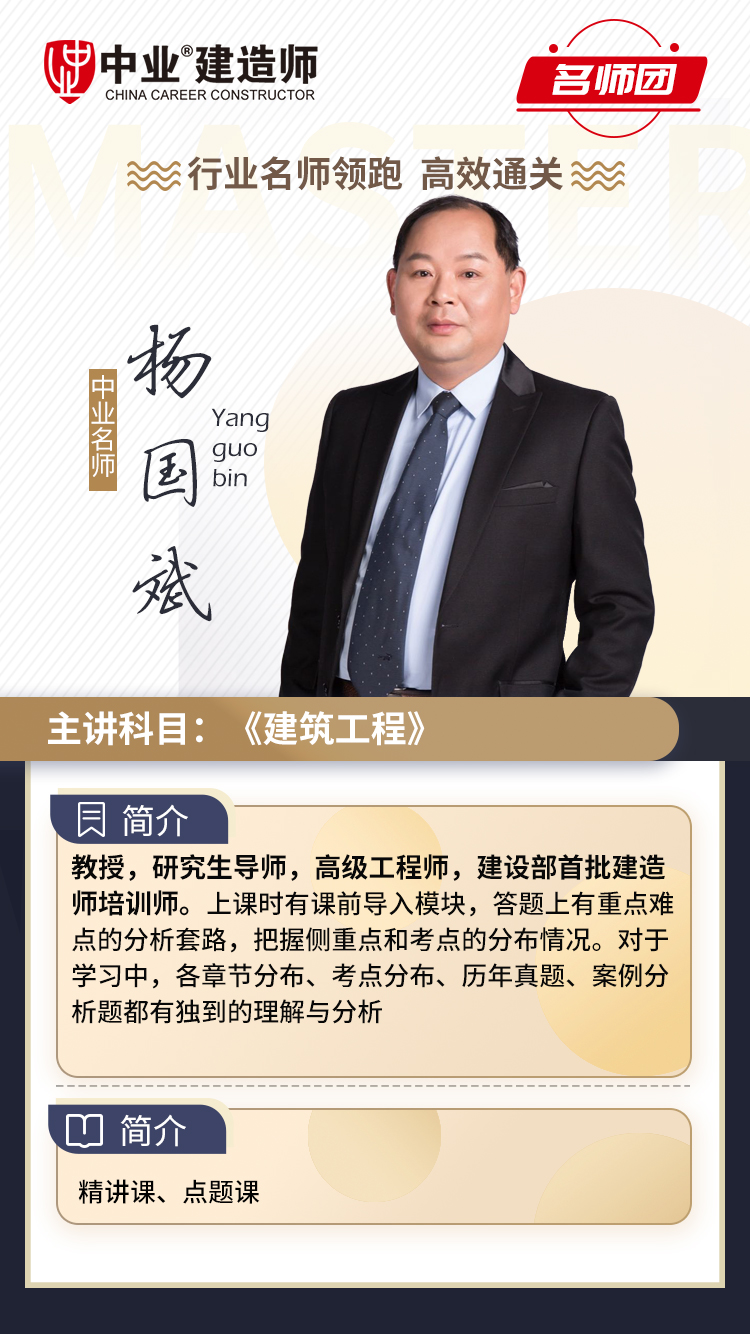 中业名师李昌春 中业名师李想 中业名师颜海 中业名师杨国斌 中业名师