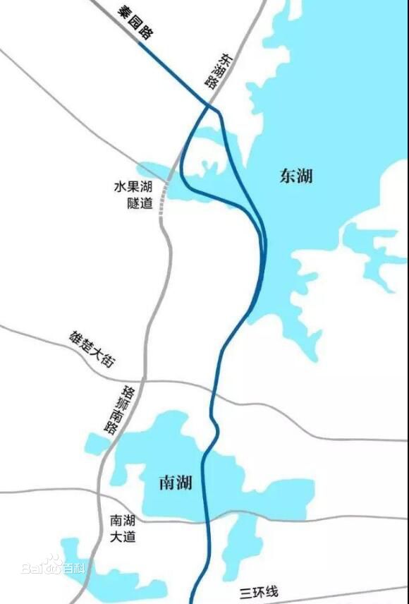 武汉穿东湖和南湖的两湖隧道开始勘探