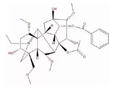 草乌含有毒成份——乌头碱
