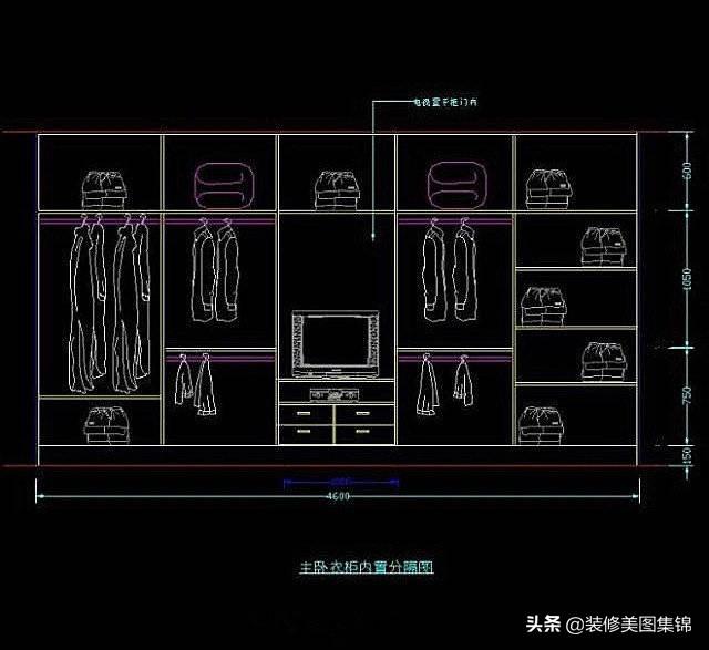 衣柜内部结构尺寸设计