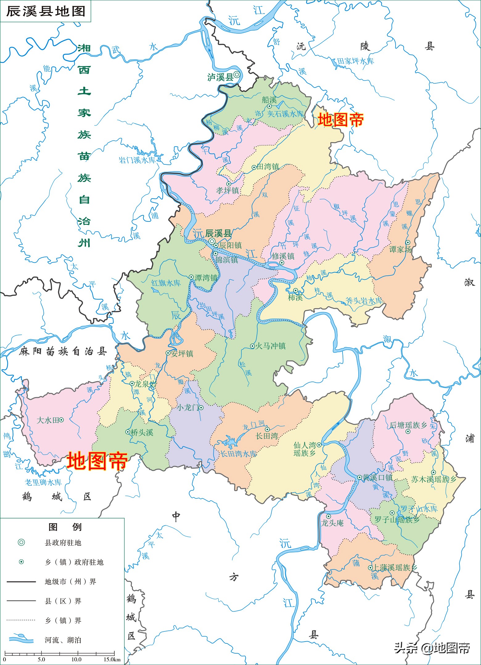 湖南最大的地级市怀化只有一个区,还有10个县和1个县级市