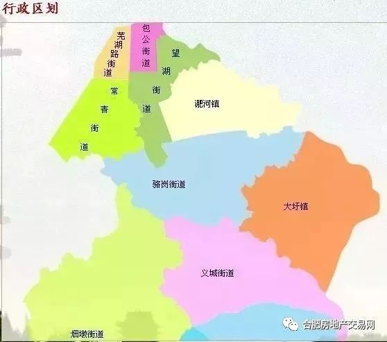 图|目前包河区行政区划图